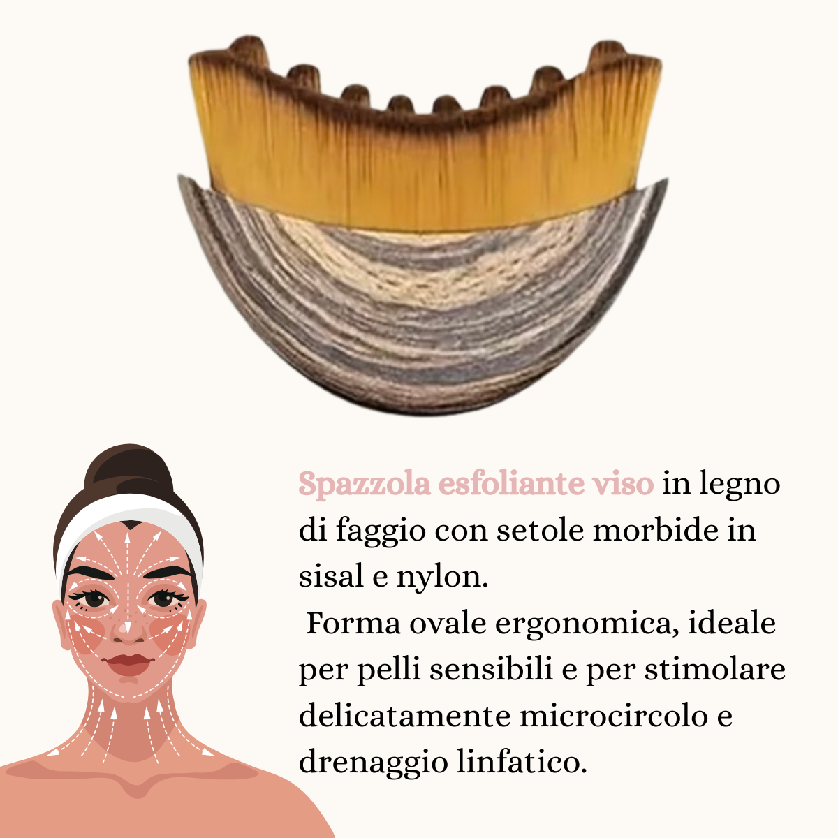 Spazzola  Esfoliante Viso