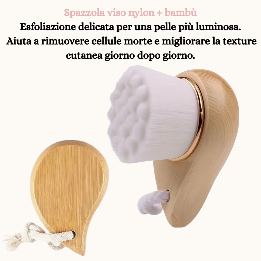 Spazzola Lavaggio Viso(SETOLE MORBIDE)